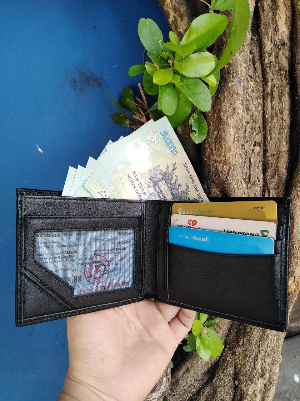 Ví nam da bò thật cao cấp chính hiệu 100%.