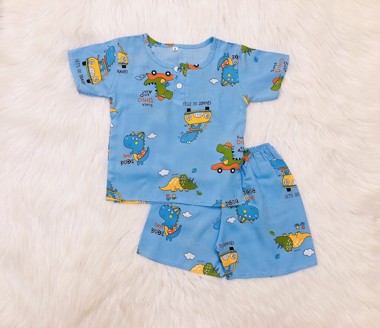 Bộ tole lanh bé trai size 5 (11 - 12kg)
