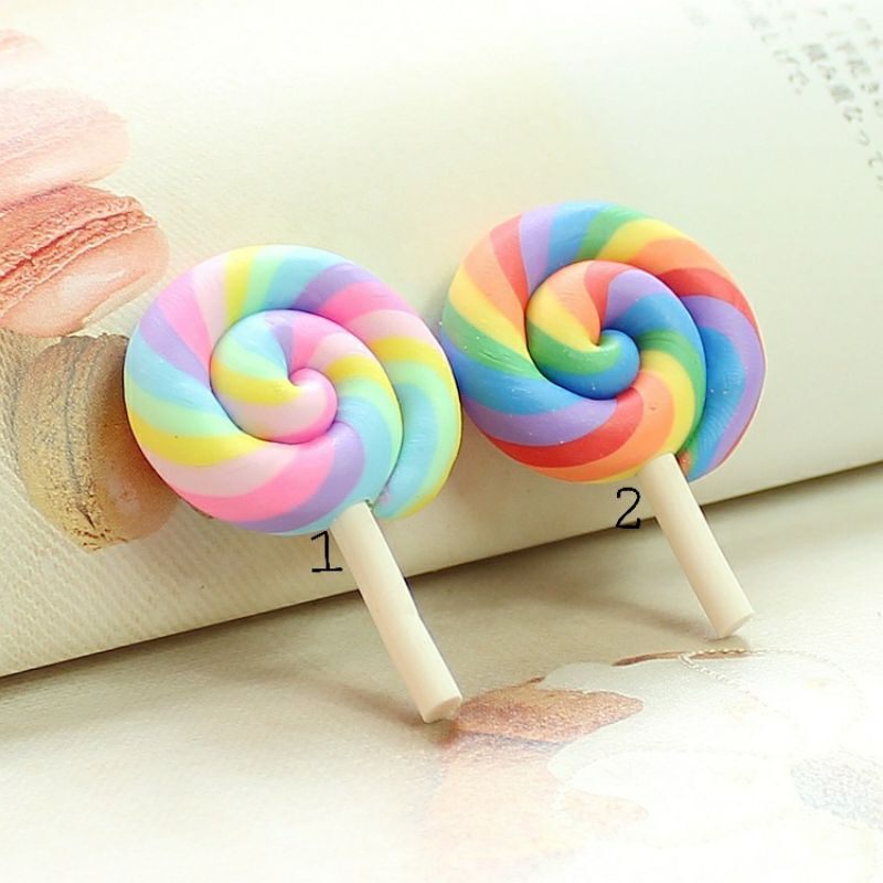 Charm điện thoại hình kẹo mút lớn