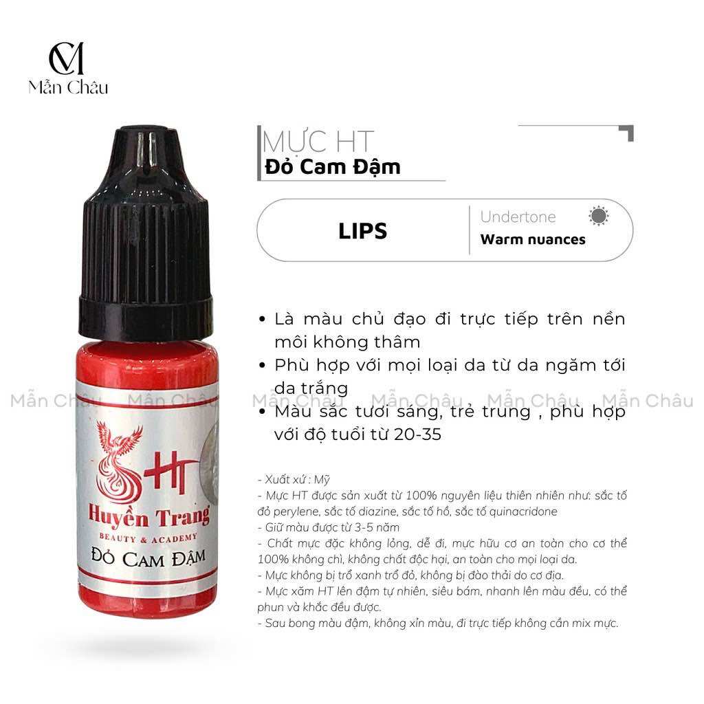 [CHÍNH HÃNG] MỰC HT SIÊU ĐẬM Fullsize 12ml có Minisize
