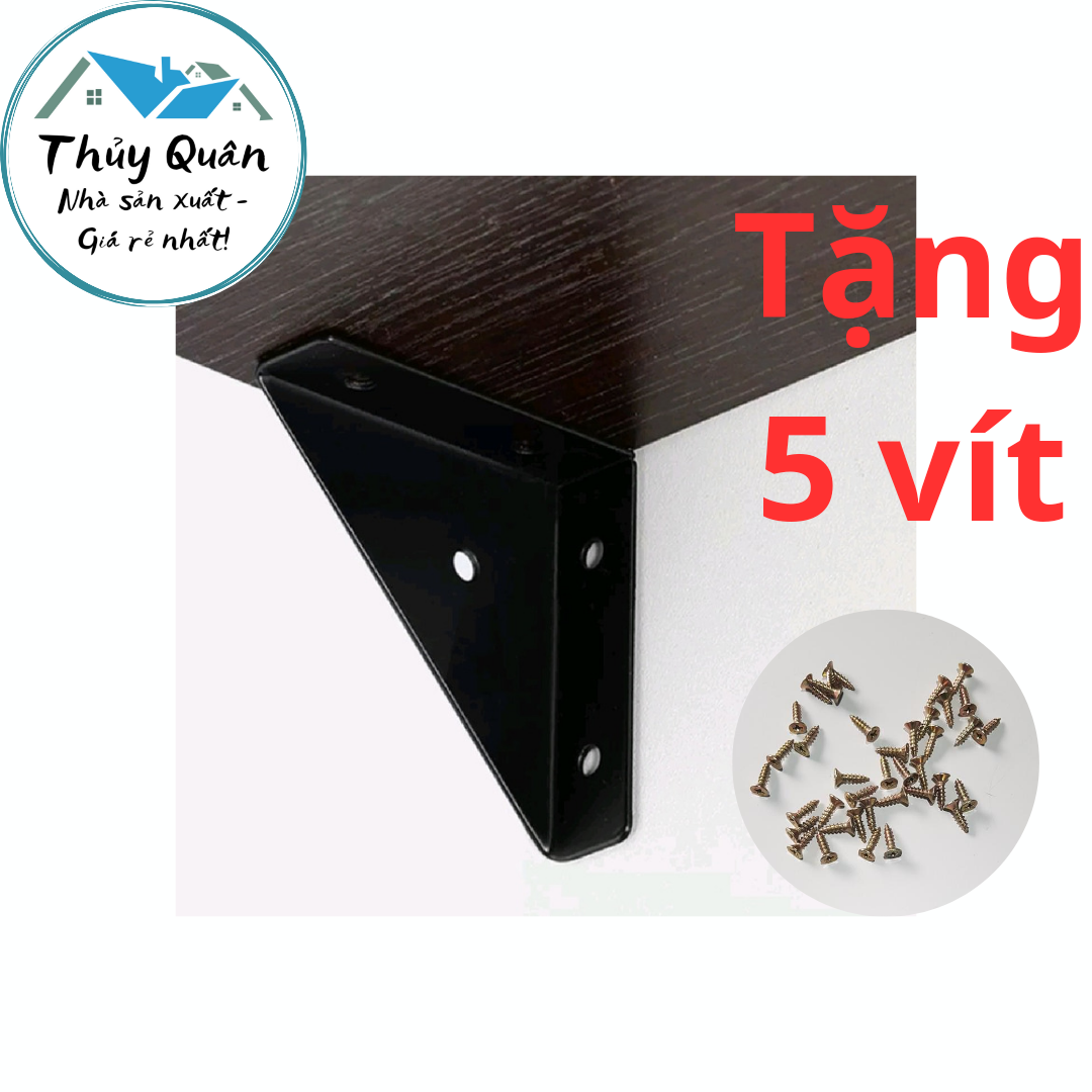 Giá đỡ góc vuông, giá đỡ góc tam giác, ke tam giác tặng kèm vít