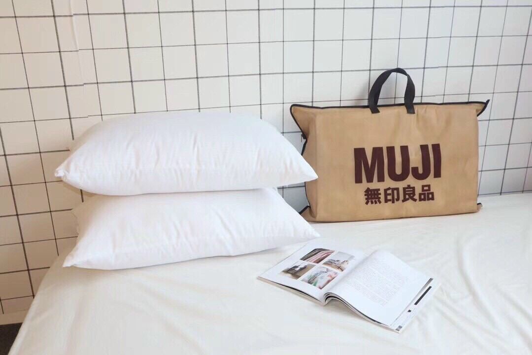 Bộ 2 ruột gối Muji Nhật cao cấp hàng nhập khẩu chính hãng