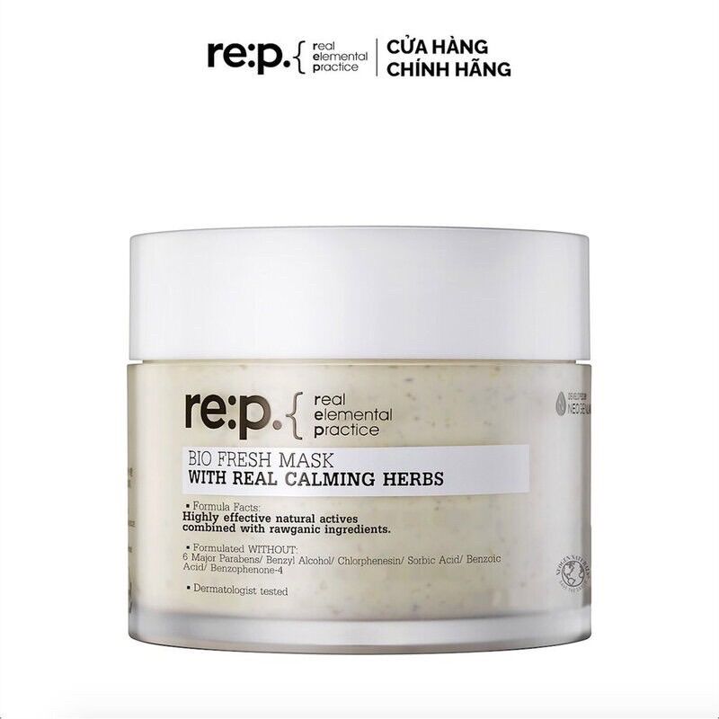Mặt Nạ REP Đất Sét RE:P / REP Bio Fresh Mask With Real Calming Herbs 130g