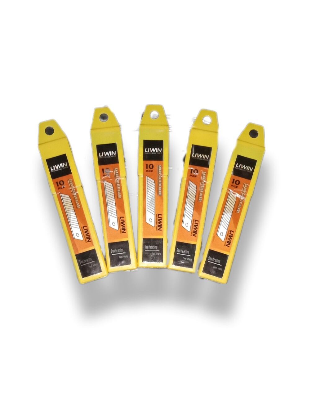 10 hộp 100 lưỡi dao rọc giấy.