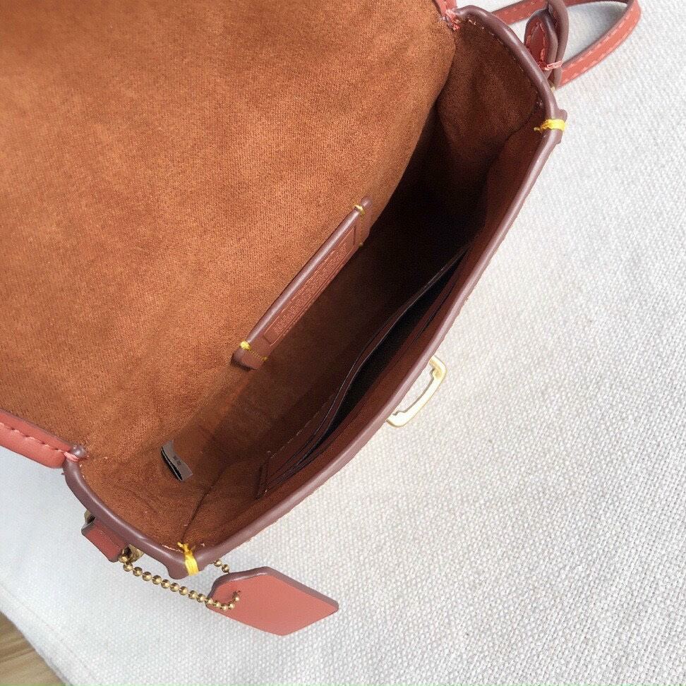 Túi C🅾️ACH đeo chéo TALL STUDIO CROSSBODY da thật chuẩn xịn