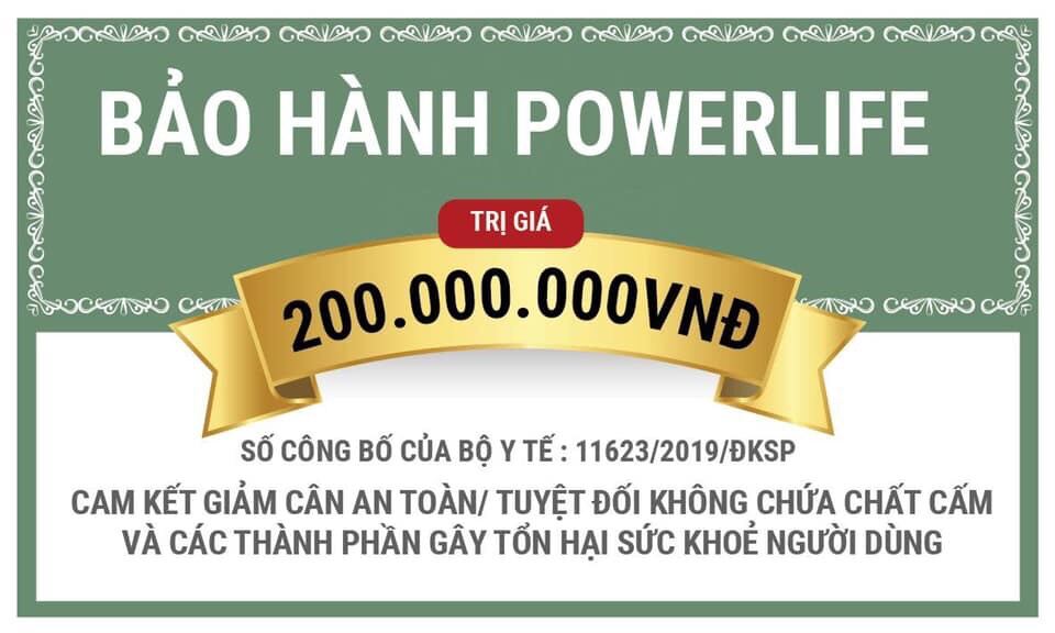 Giảm Cân Sữa Tảo PowerLife Las Beauty