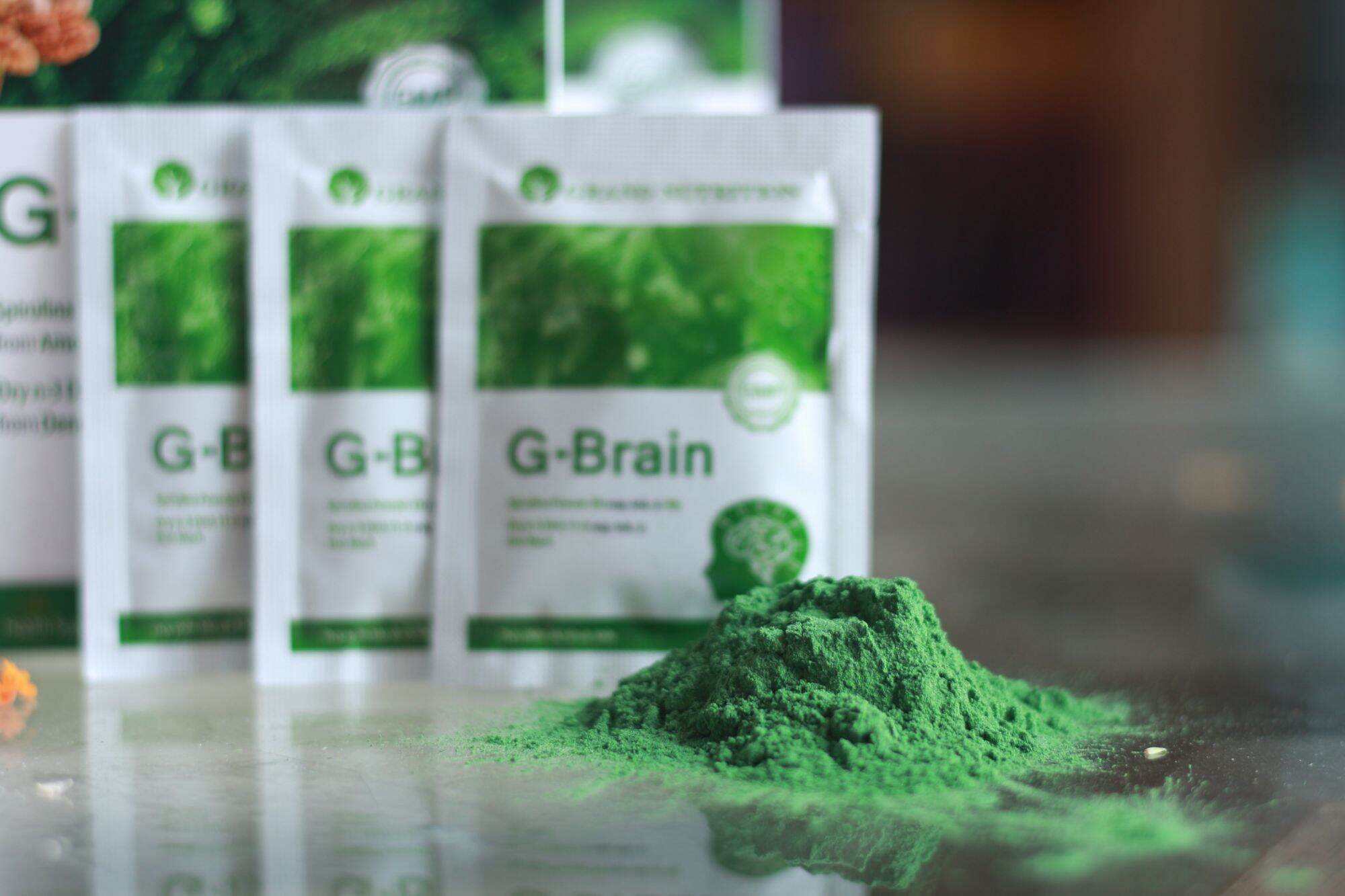 Combo 4 hộp Gbrain - Cốm Trí Não G brain (dứt điểm tình trạng rối loạn tập trung, sả sút trí tuệ, tiếp thu chậm)
