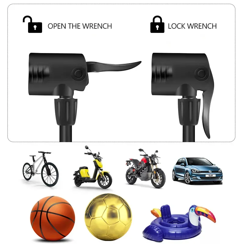 Bơm xe máy xe đạp nhỏ gọn bỏ vừa cốp xe