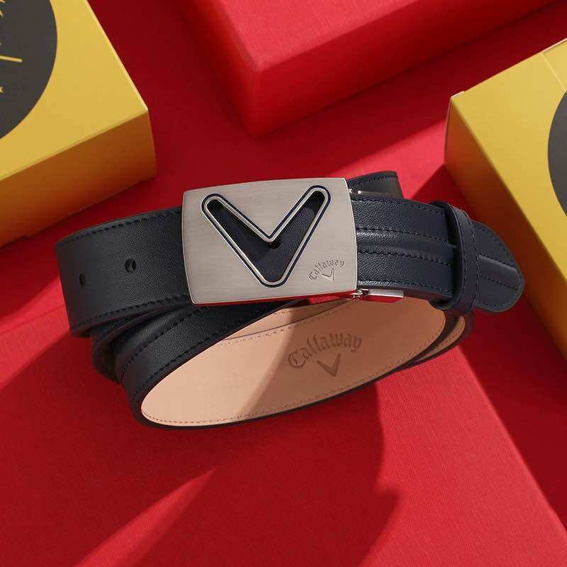 High-Quality Pu Leather Men's Sports Golf Belt