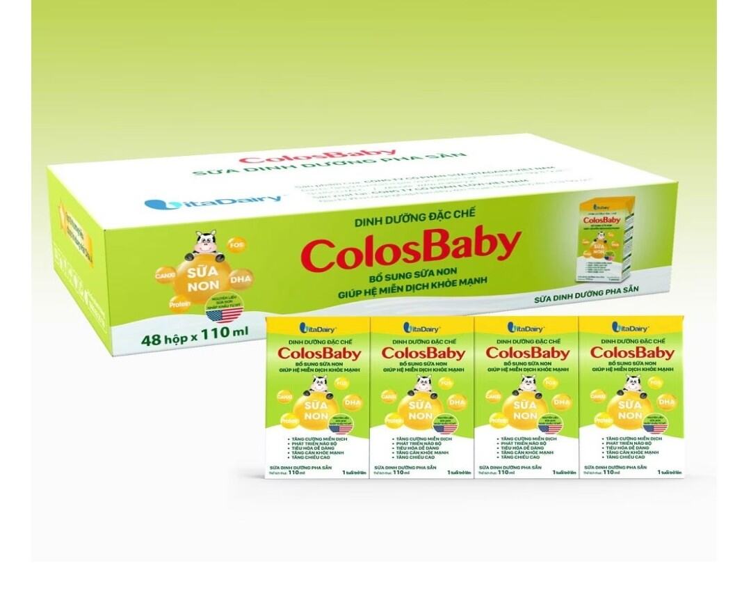 sữa bột pha sẵn Colos baby gold 110ml ( tặng bộ Lego)