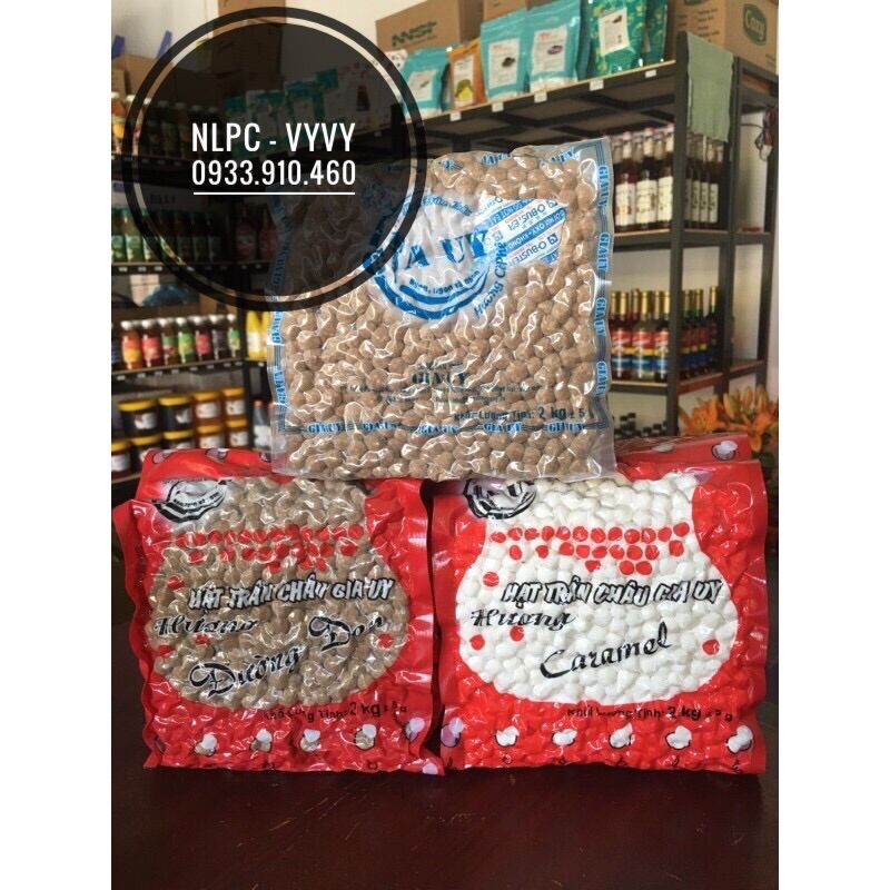 Trân Châu Gia Uy - 2kg ( CaFe - Đường Đen - Caramel )