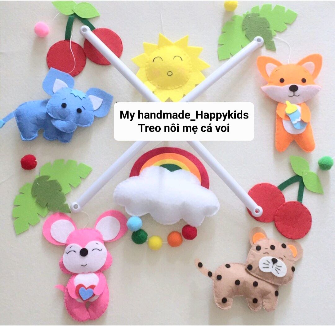[HCM]Treo nôi vườn thú kích thích thị giác cho bé KÈM THANH TREO X