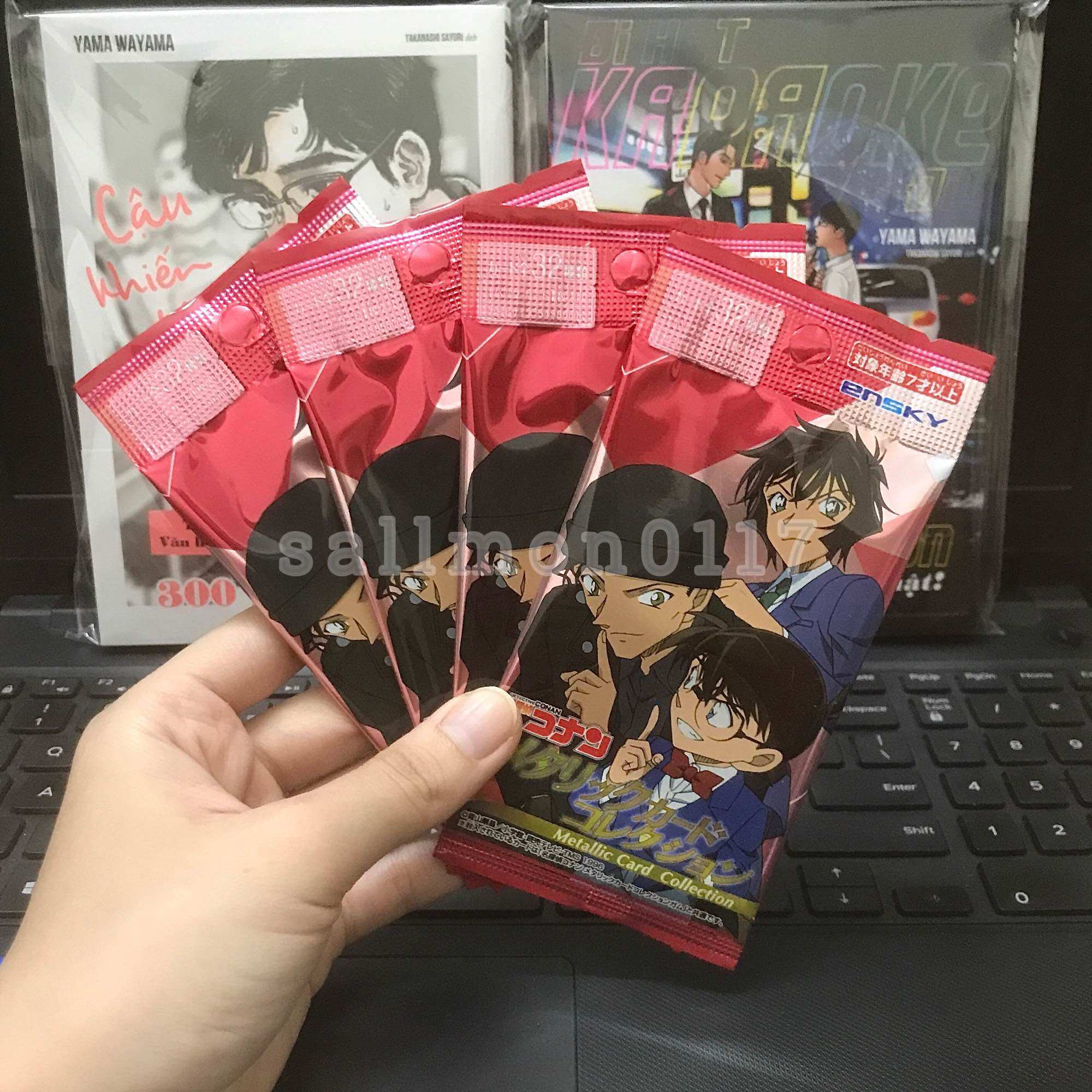 (Mua từ 2 pack - Đọc lưu ý) [SẴN] Pack Clear Card 2 Metal Conan thẻ nhân phẩm random Thám Tử Conan DC