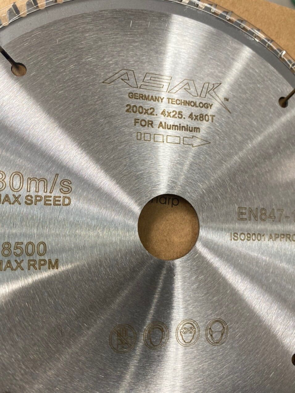 Lưỡi cưa nhôm 200x80T ASAK