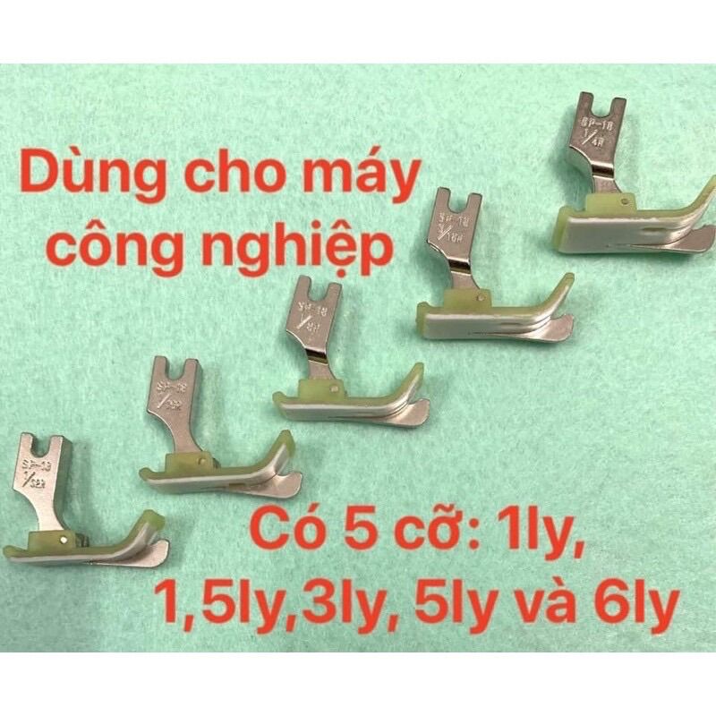 Chân vịt diễu nhựa 2 da dùng cho máy công nghiệp phù hợp may diễu vải rit, vải da, vải thun