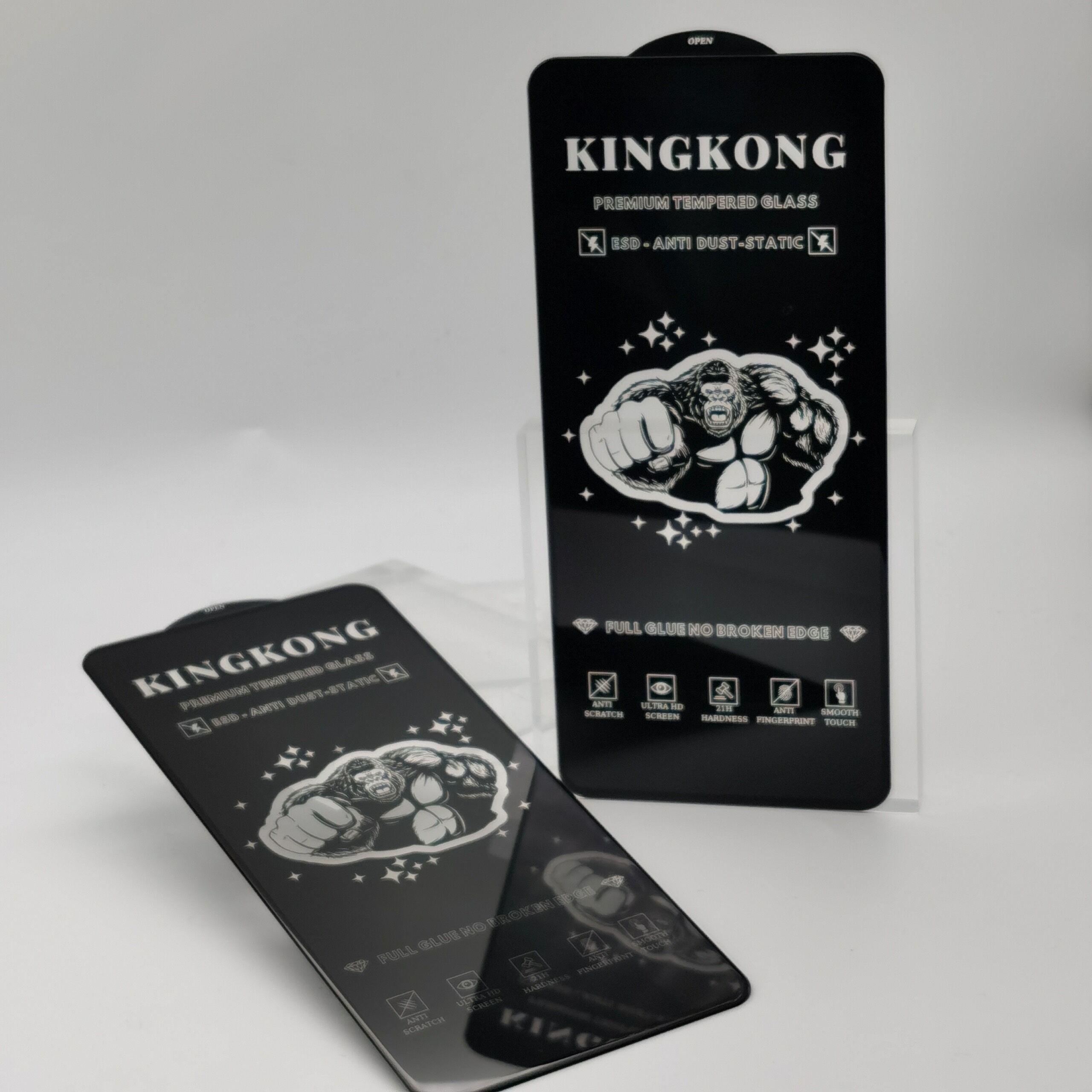 Cường Lực KINGKONG Xiaomi Redmi K20 Pro/K30/K30s/K30 Pro/K40/K40s 5G/K40 Pro/Proplus/K40 Game//K50/K50 Pro 4G 5G/K60 Game Pro Extreme cao cấp full màn hình hạn chế bám mồ hôi vân tay công nghệ ESD chống bụi tặng kèm bộ dán
