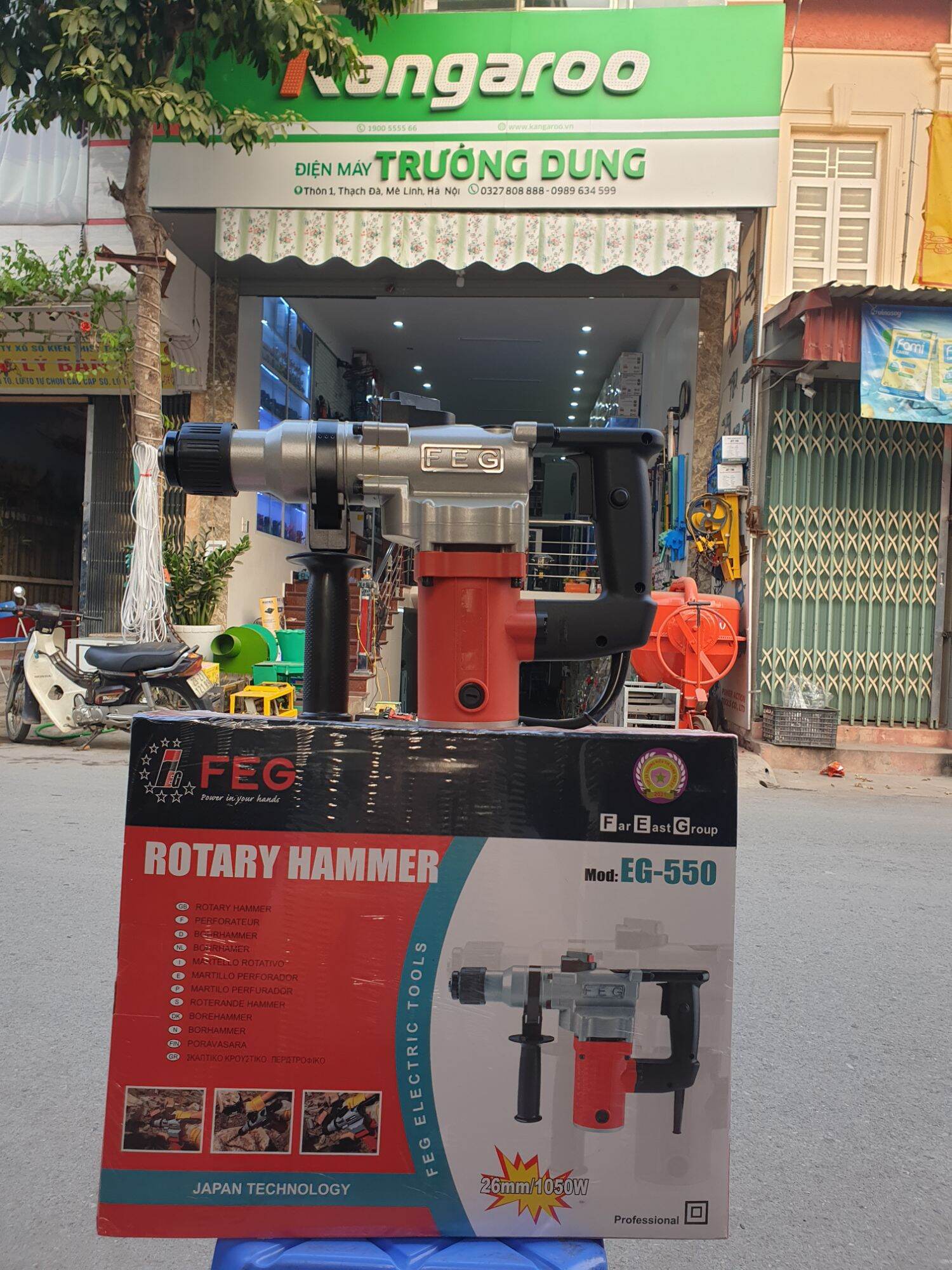 Máy khoan đục feg eg-550 chính hãng