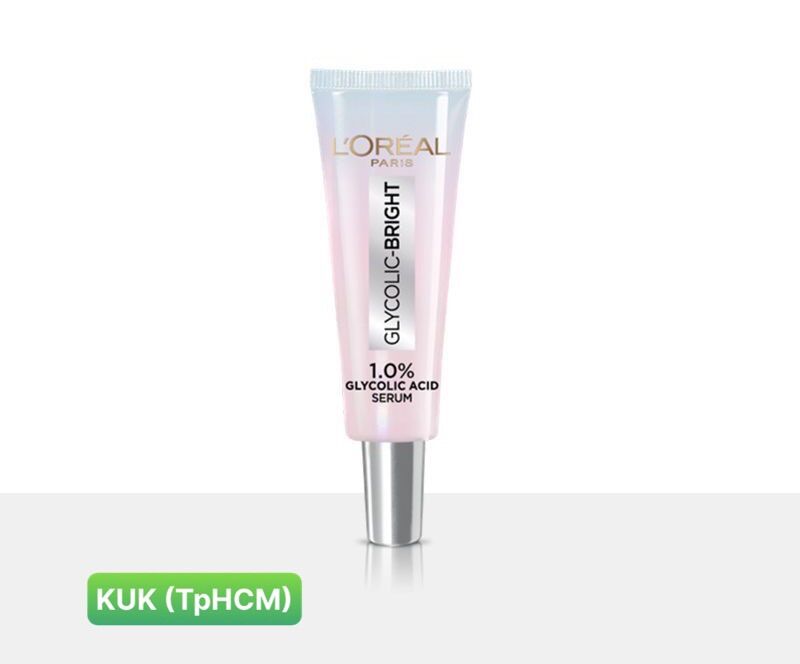 Dưỡng chất sáng da tức thì Loreal paris Glycolic-Bright 1.0% Glycolic acid serum