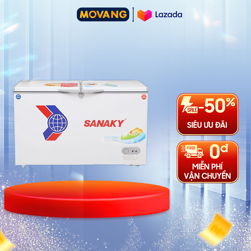 [GIAO TẠI HCM] - VH 4099W1 | Tủ Đông Sanaky VH-4099W1 ( 2 Ngăn Đông/Mát, 400 Lít)