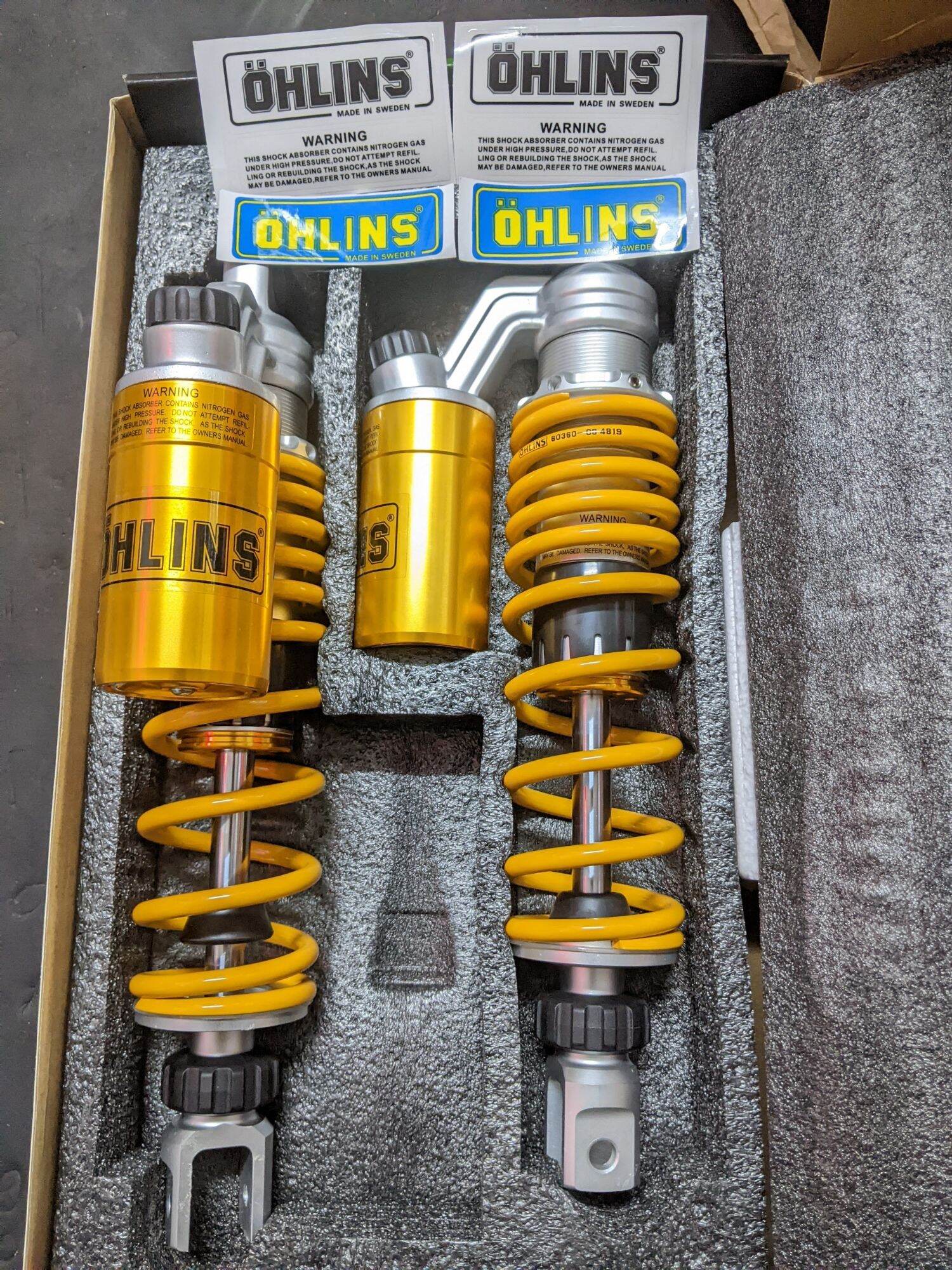 Phuộc ohlins bình dầu lắp nouvo4 nouvo5 nouvo6 pcx impulse airblade dylan shark impulse feliz ab.....