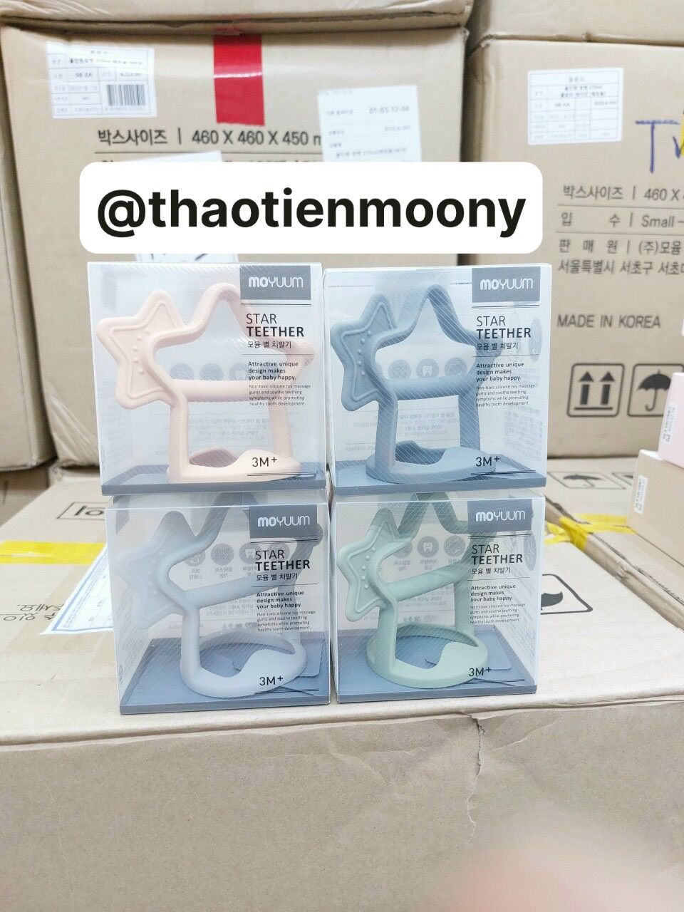 Gặm Nướu Silicone Moyuum Ngôi Sao