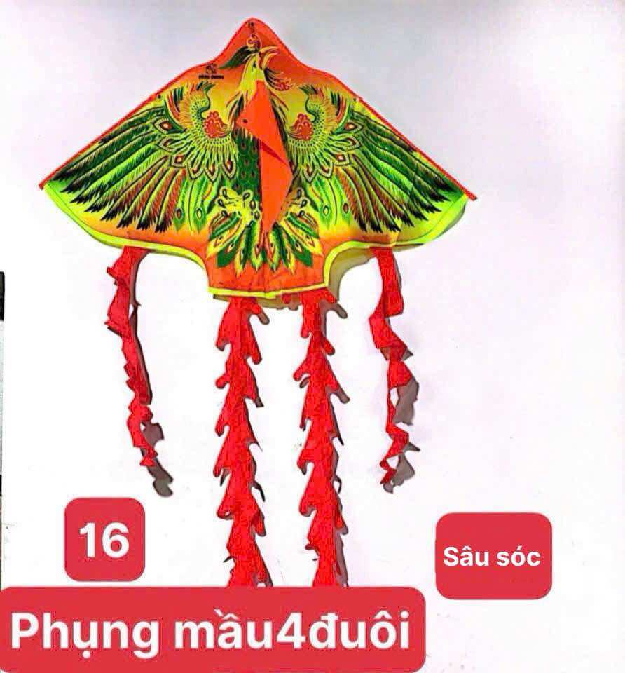 Diều thả cho bé mùa hè diều phụng hoàng siêu nhân cá mập