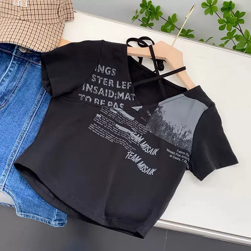 ÁO CROPTOP PHỐI DÂY CỘT CỔ ĐA DẠNG KIỂU CD18