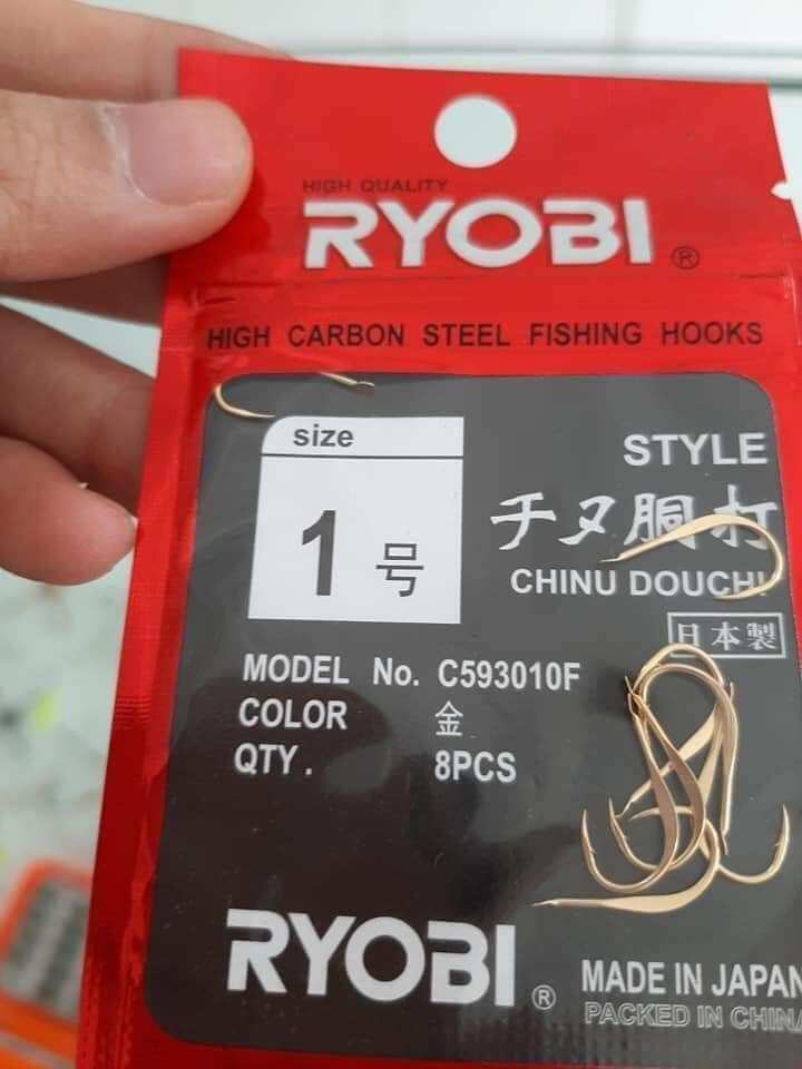 [Chính Hãng] Lưỡi Câu Cá Nhật Bản Ryobi Cao Cấp,Siêu Cứng