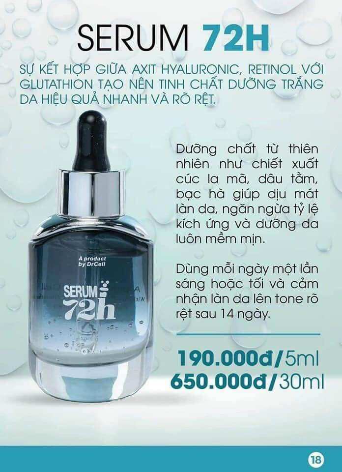 Serum 72h DR CELL 30ml
