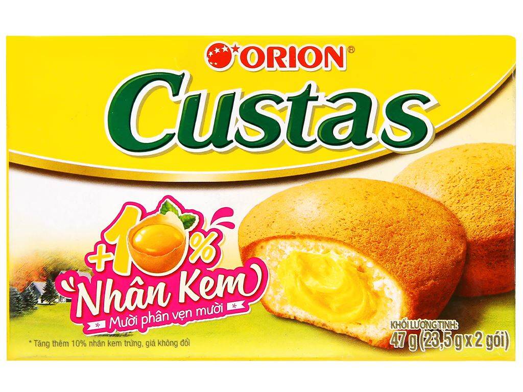 Bánh kem trứng CustaS hộp 282g