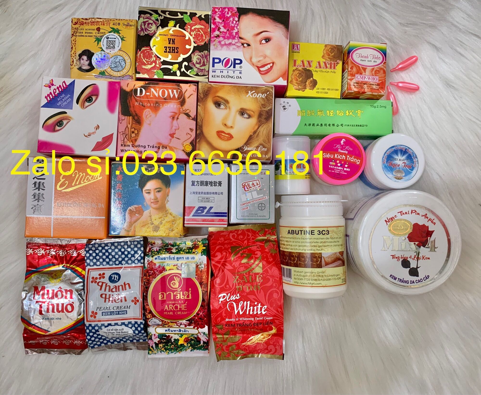 Combo kem trộn siêu trắng