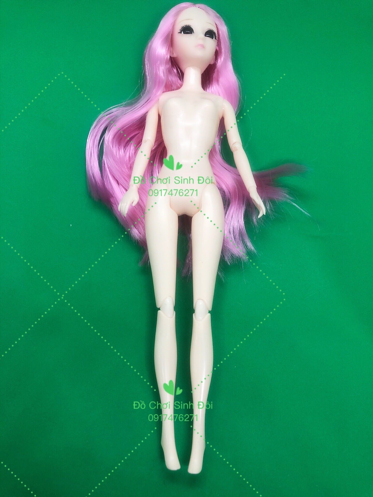 Búp bê bjd - thân 11 khớp mắt 3D