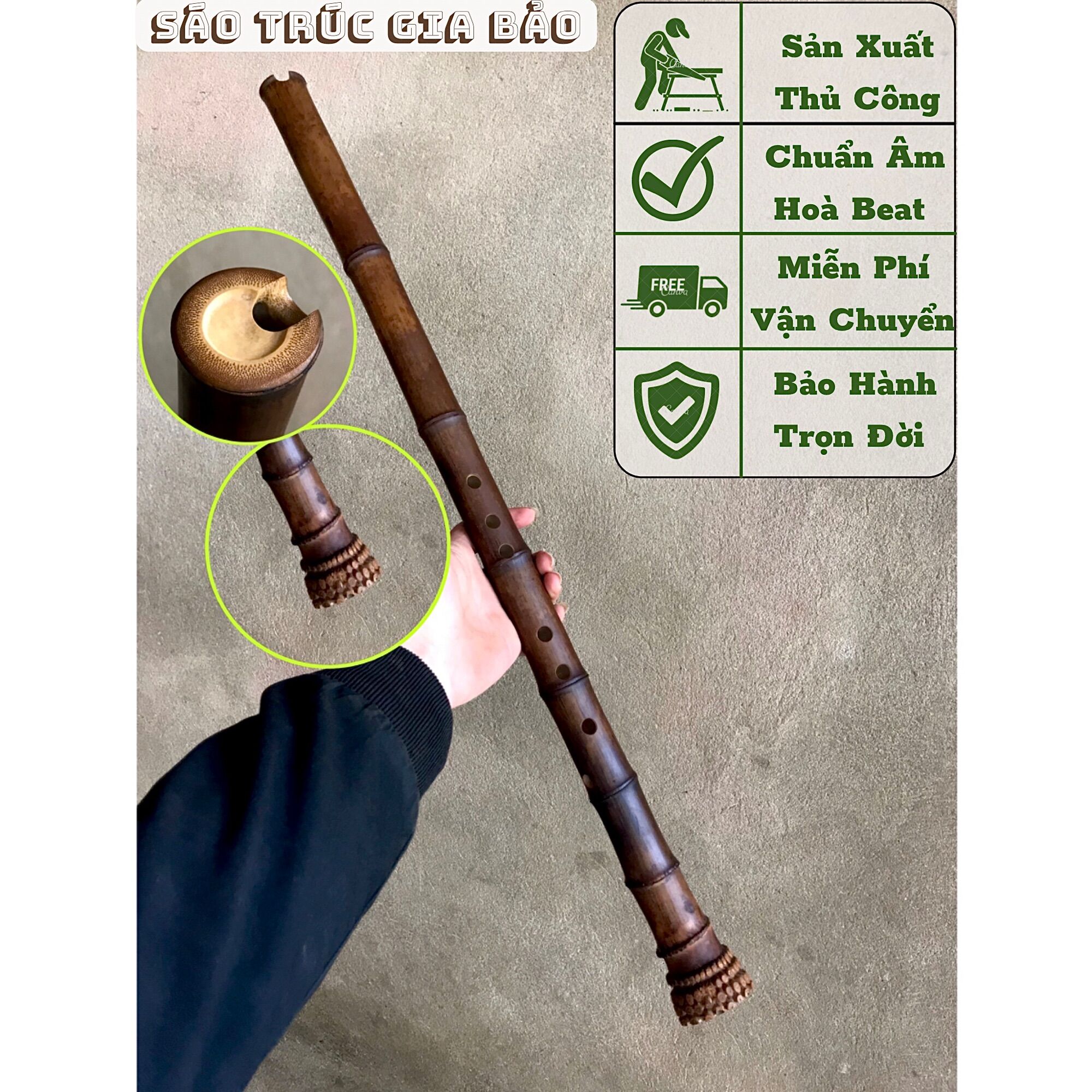 Tiêu trúc gốc, động tiêu việt có gốc rễ