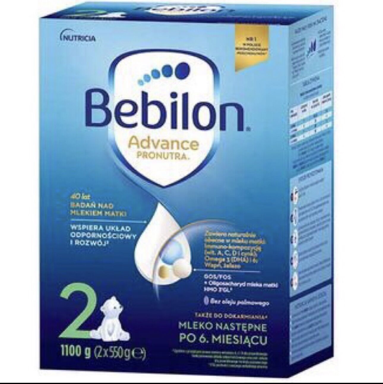 Sữa Bebilon Hộp Giấy 1.100 gr 1-2-3-4 (Cam kết chính hãng)