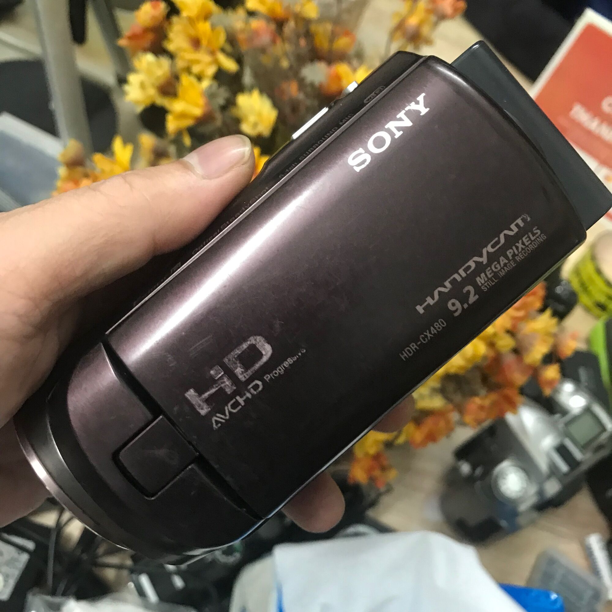 Sony hfr-cx480 sony cx480 zoom 60x