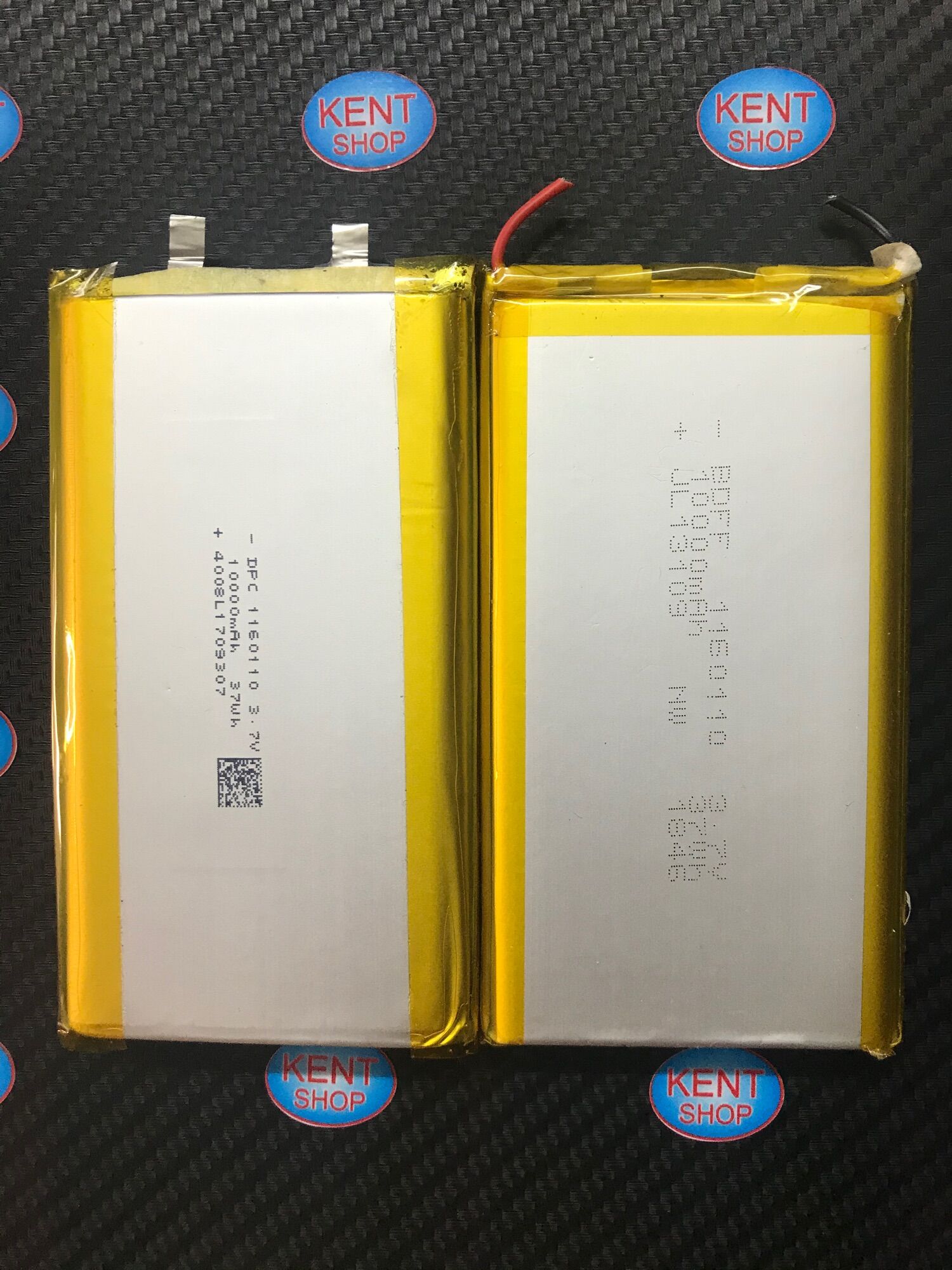 Pin lipo 10.000mah kích thước 11x60x110mm mới >95%