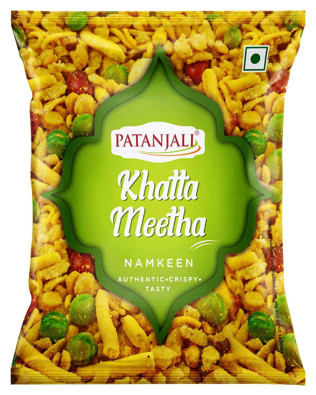 Patanjali Brand Khatta Meetha Namkeen 400 gm pack ) (Thương hiệu Patanjali Khatta Meetha Namkeen gói 400 gm)