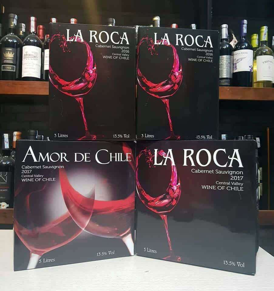 Vang Bịch Chile La Roca Đỏ 5 Lít Nhập Khẩu