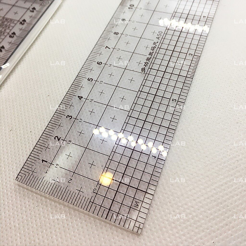 Thước dẻo thẳng vẽ may màu đen 50cm
