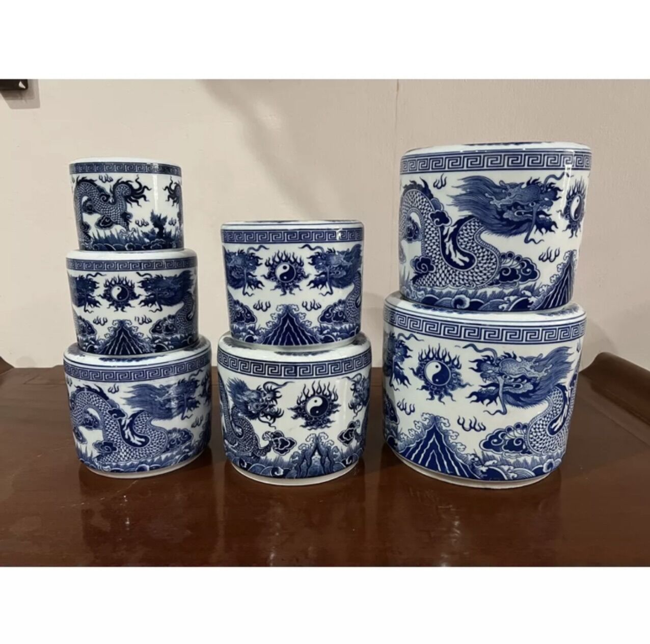 Bát hương men lam để thờ cúng_nhiều size
