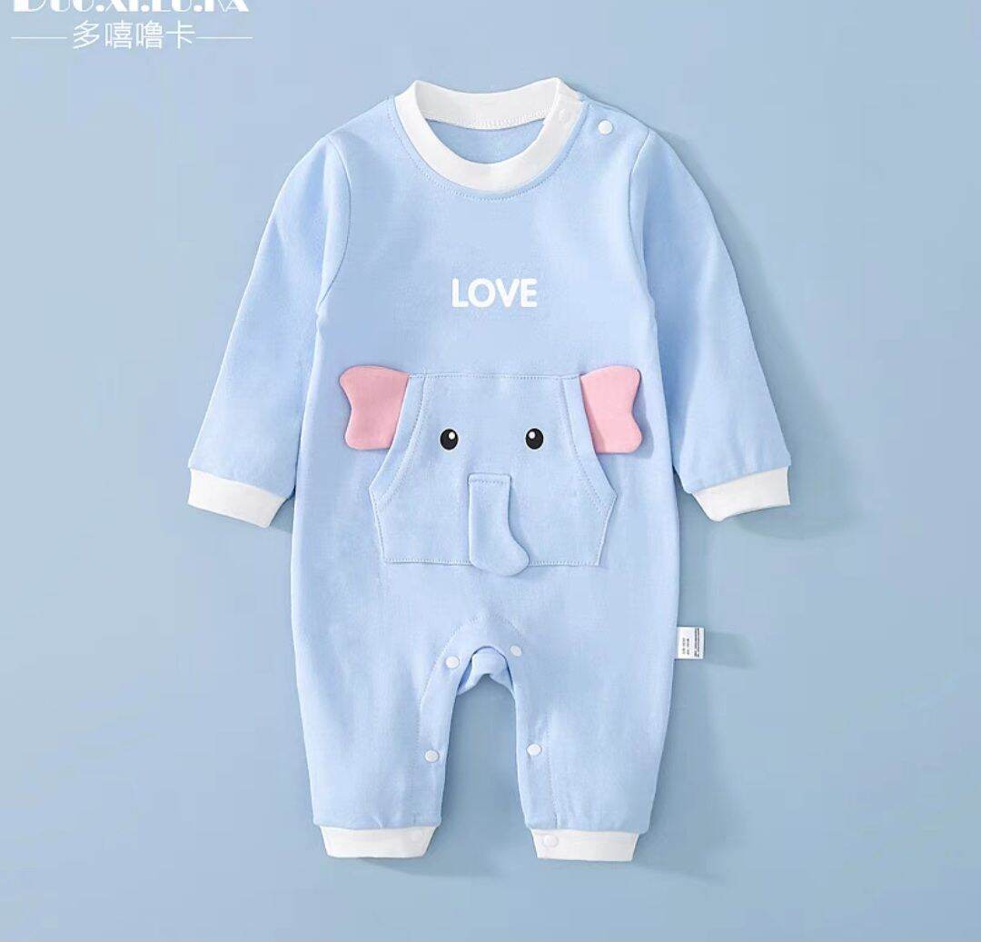 body yếm gấu cotton cho bé