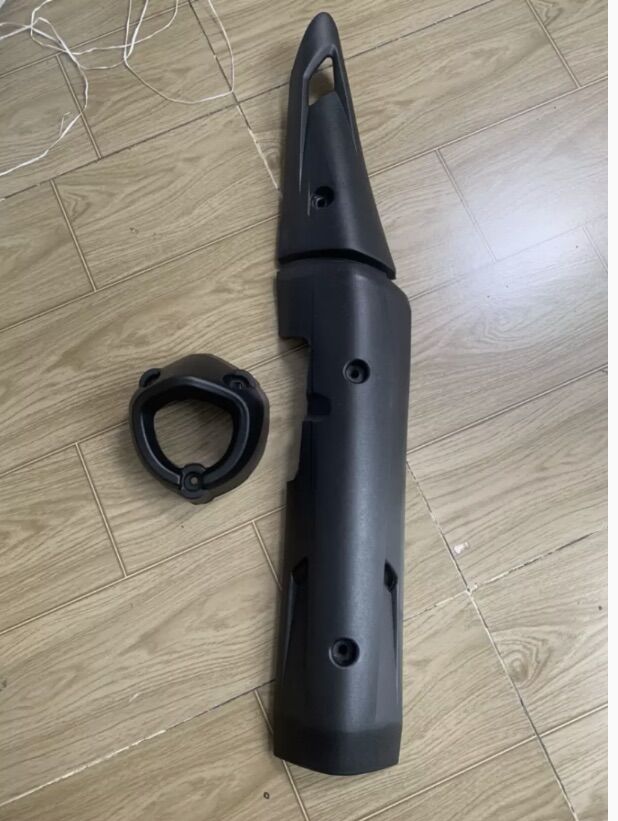 Bộ Ốp + Chụp Pô Ex 150 như Zin (Đen Nhám)