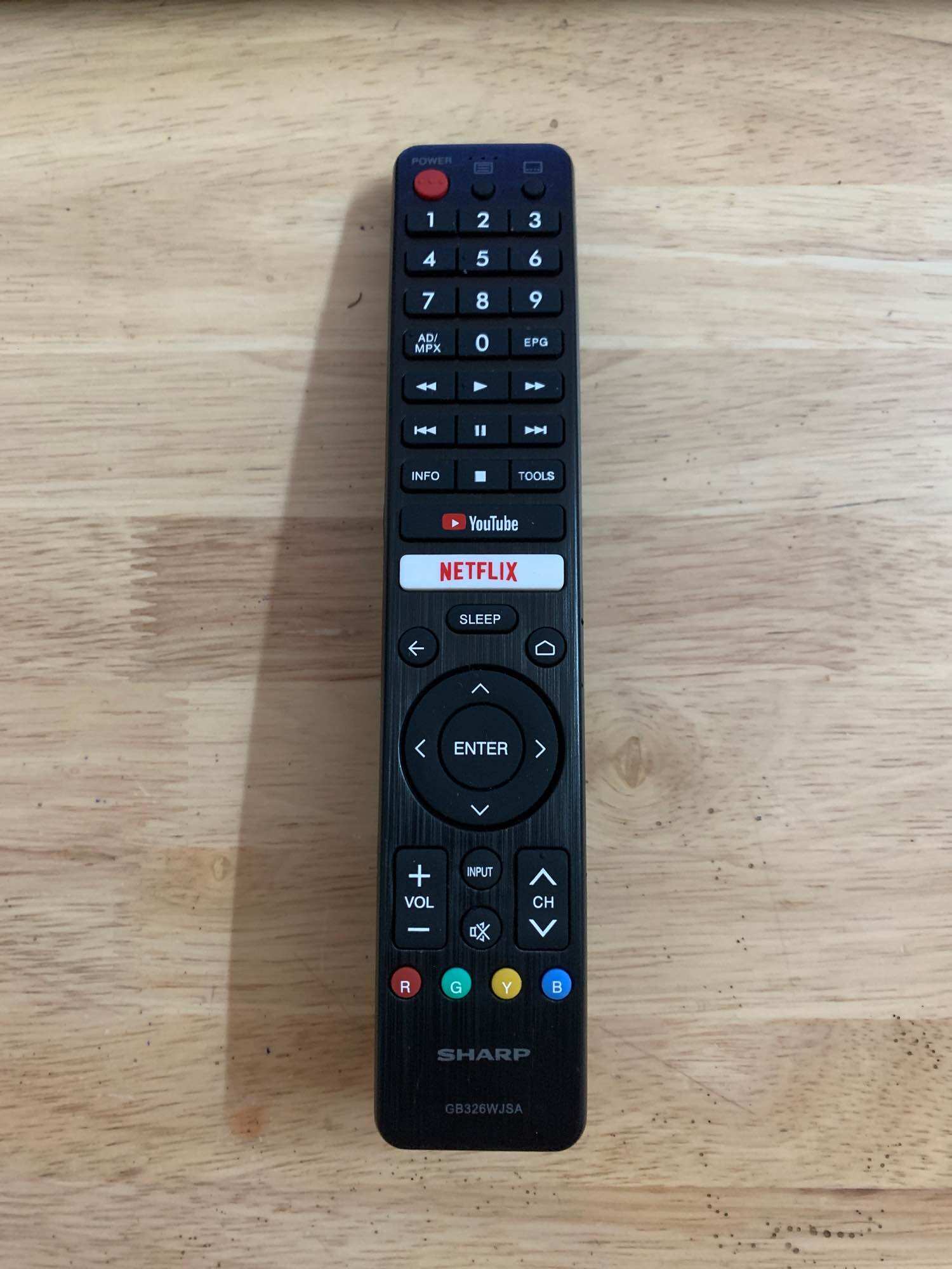 Remote điều khiển tivi led Sharp Smart