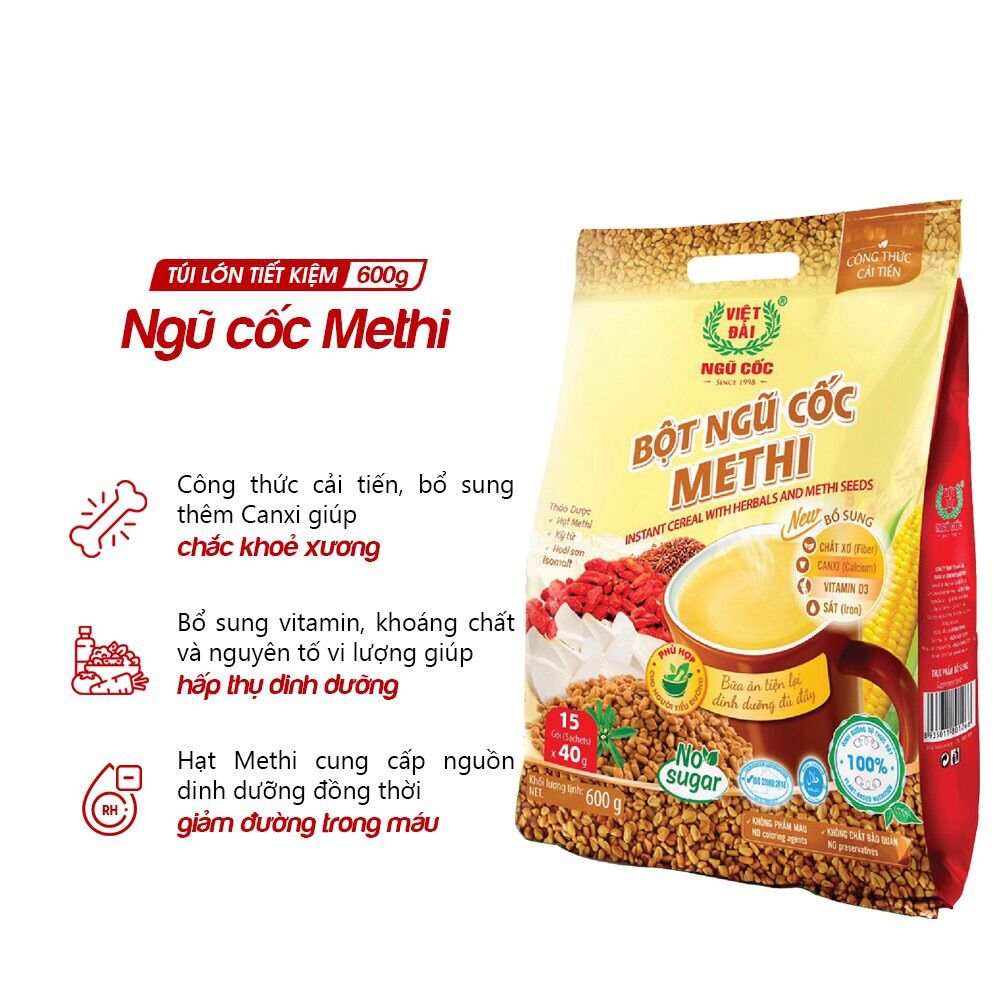 Combo Ngũ Cốc Ăn Kiêng & Ngũ Cốc MeThi Việt Đài