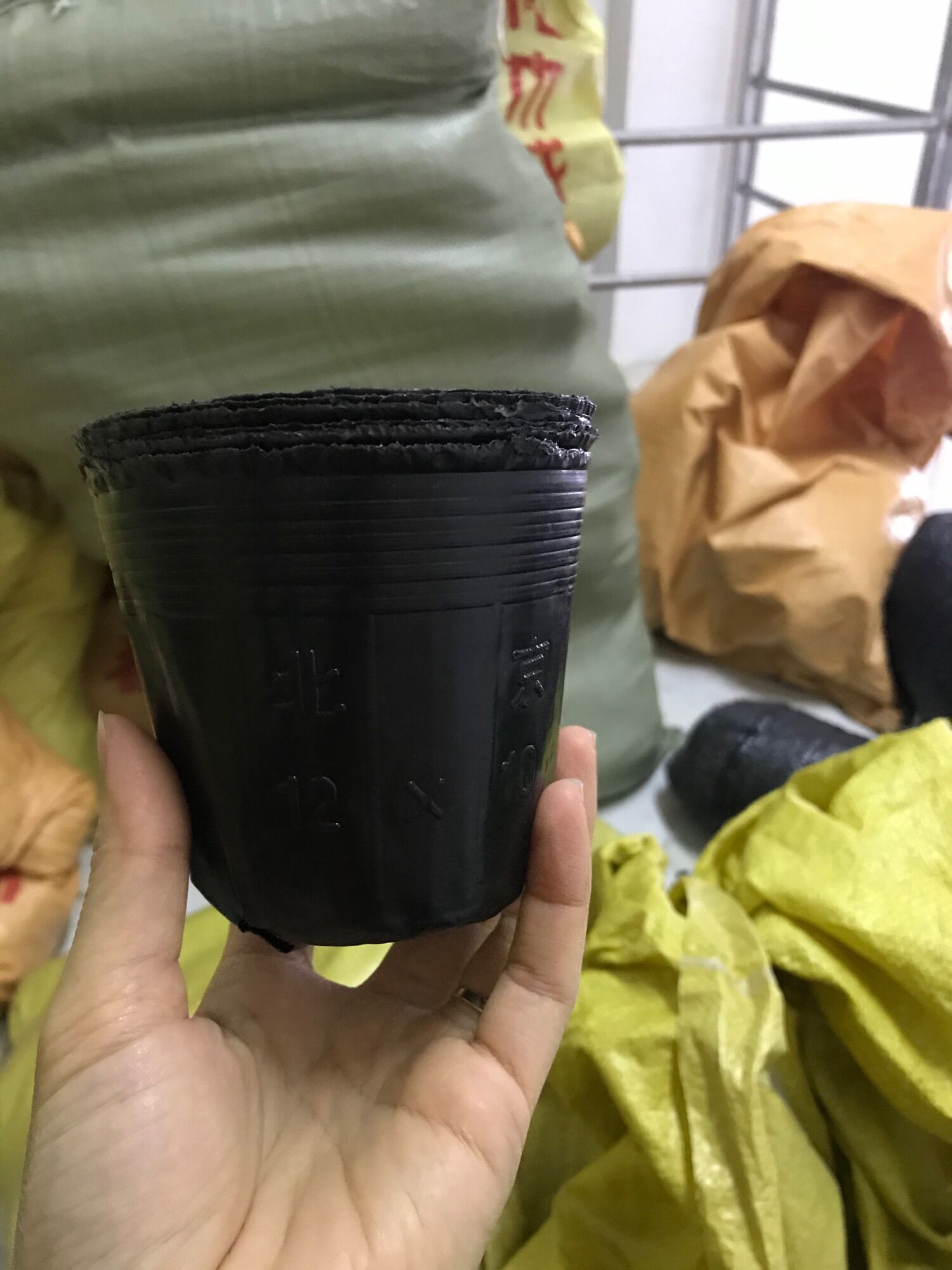 1kg bầu trồng cây 13.12(300 cái/kg)