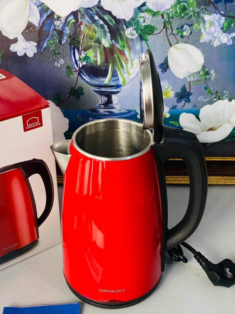 Ấm Đun Siêu Tốc Inox 2 lớp chống nóng Lock&Lock EJK731 (1.7L)