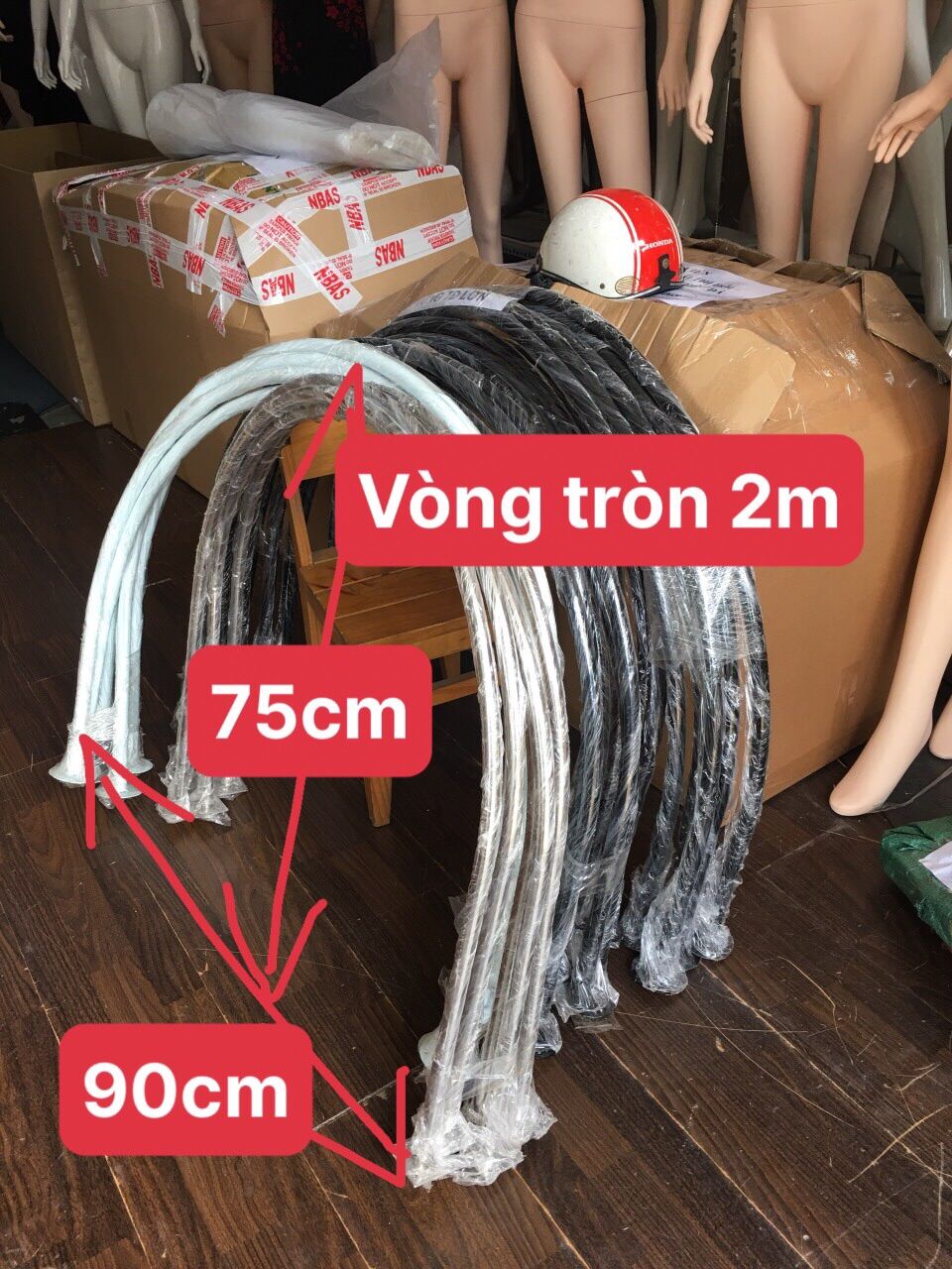 Khung thử đồ bắt tường (pát rời)