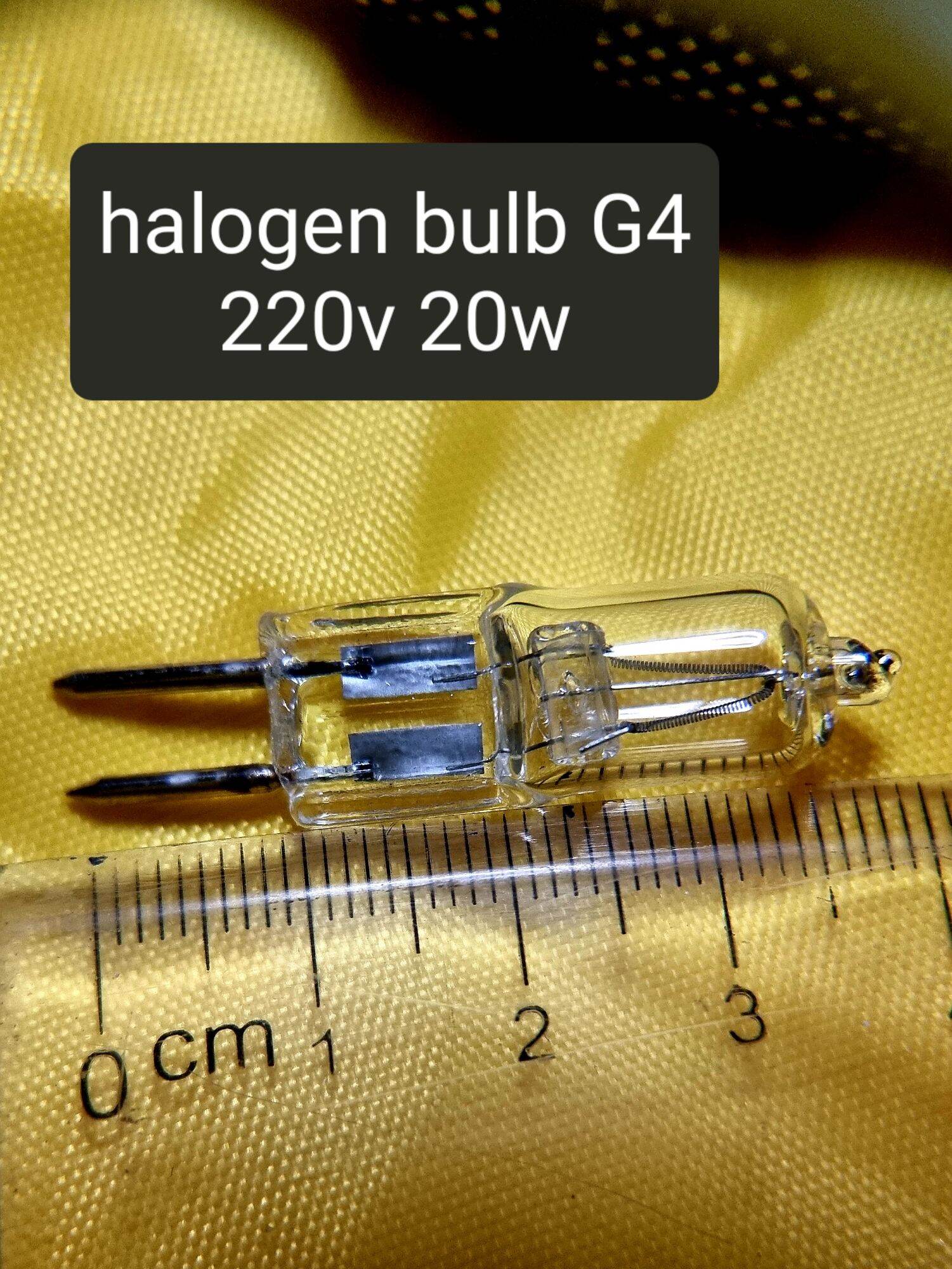 Set 4 bóng đèn halogen g4 220v 20w