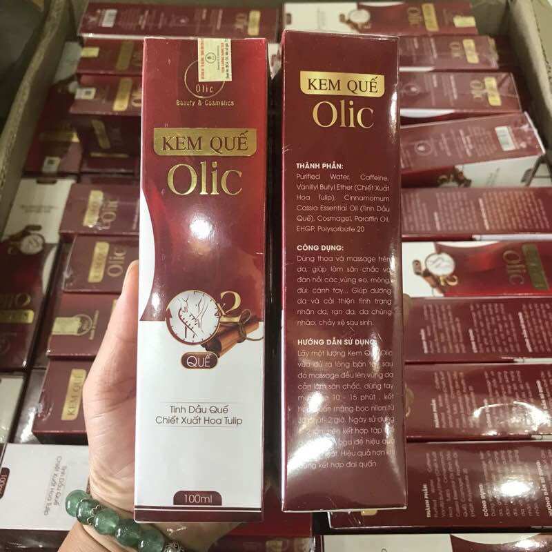 Gel Tan Mỡ Olic-KEM QUẾ OLIC- GEL TAN MỠ OLIC( cam kết chính hãng 100%)