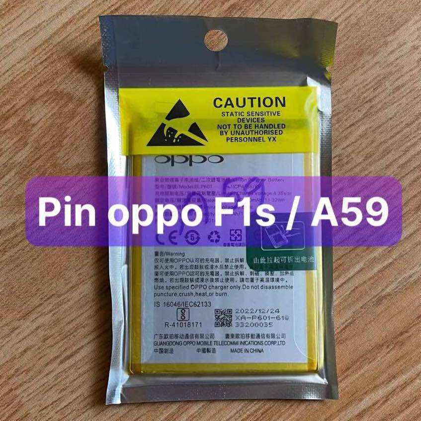 Pin Oppo F1S/ A59/ A1601 BLP601 Dung Lượng 3075mAh Zin Máy